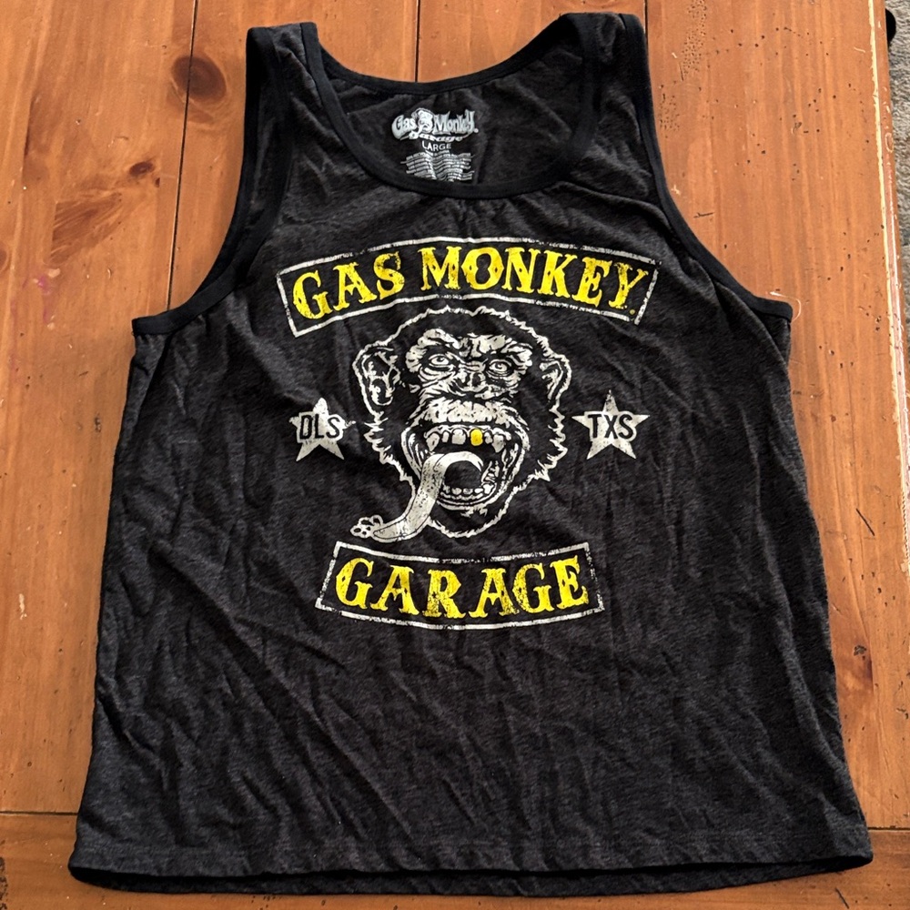 Gas Monkey Garage Black Tank Top
